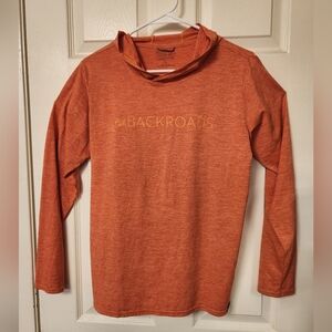 Patagonia Capilene Cool Daily Hooded Long Sleeve Sun Shirt Orange Size L